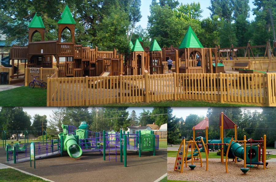 some playgrounds the spearfish bike path passes by