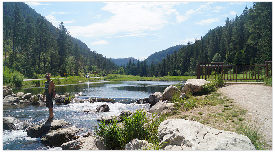 dam off of spearfish canyon scenic byway