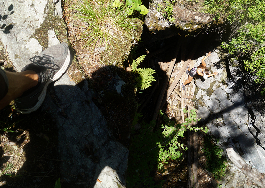 hikers in 11th hour gulch