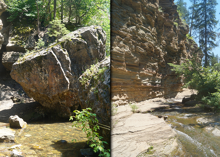 hike to devils bathtub just off of spearfish canyon scenic byway