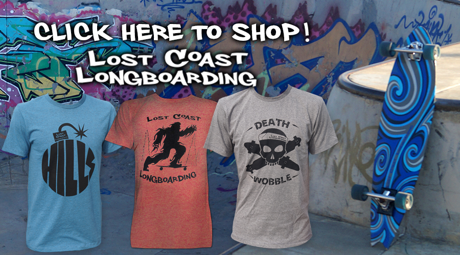 lost coast longboarding hand crafted t shirts