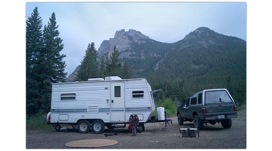 camp spot near rock creek