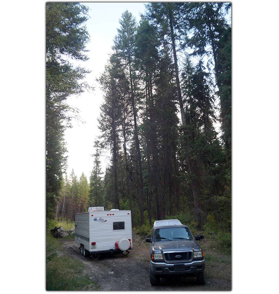 truck and trailer camping near lolo