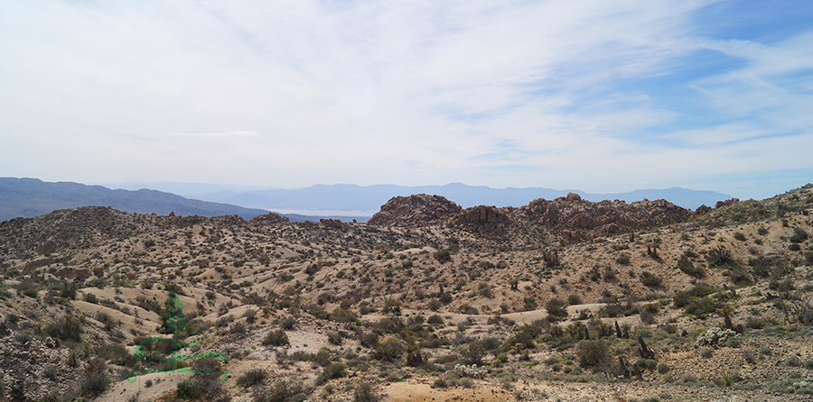 vast desert view