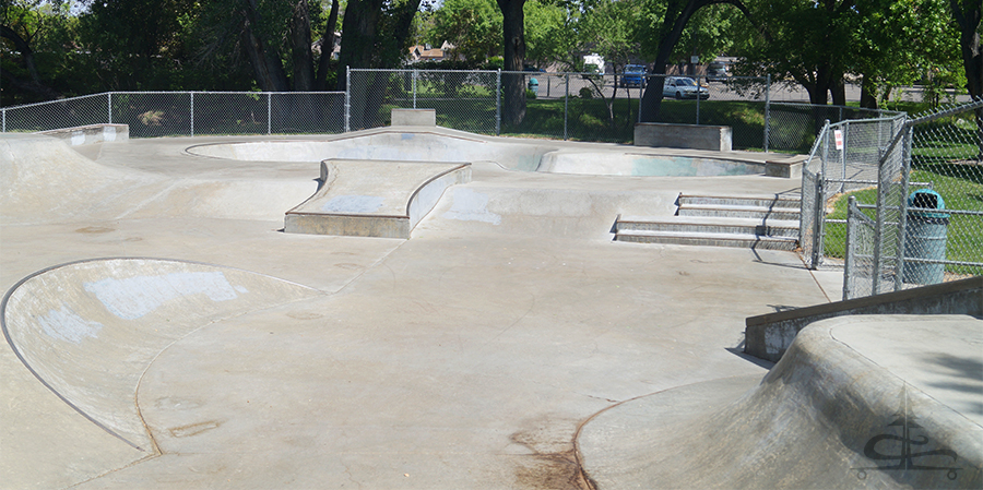 bishop skatepark open layout