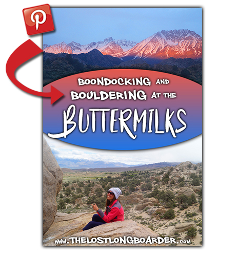 save camping at the buttermilks article to pinterest