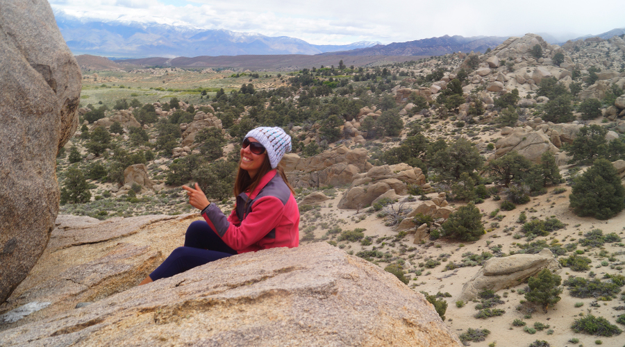 climbing and camping at the buttermilks