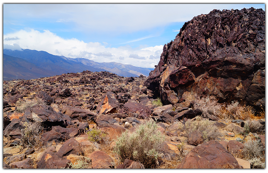 lava rocks near camp spot