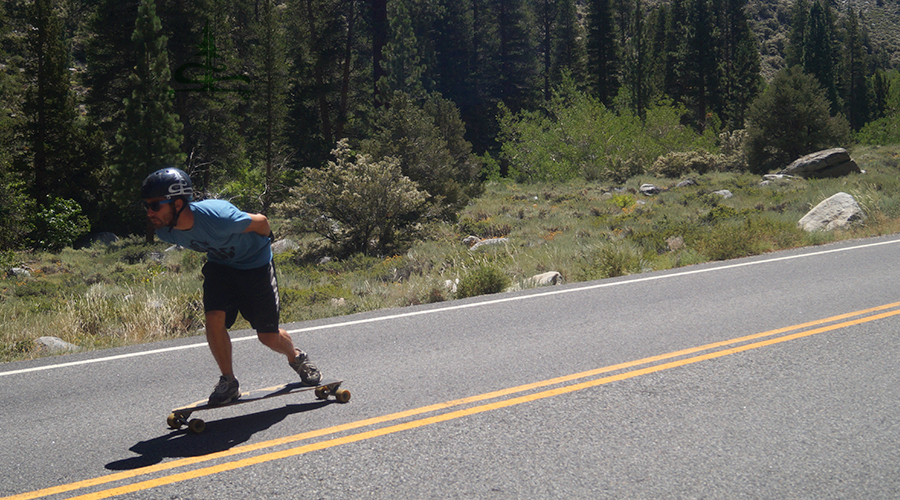 longboarding down rock creek road