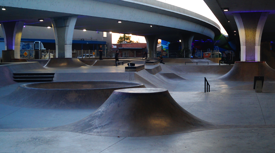 unique features at the boise skatepark