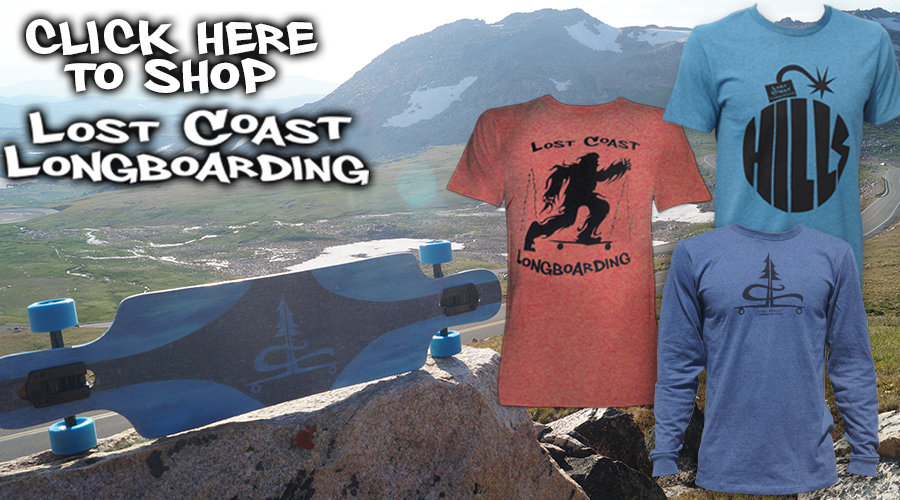 lost coast longboarding hand crafted longboards and t-shirts