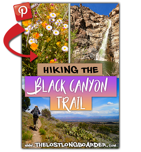 save this hiking black canyon trail article to pinterest