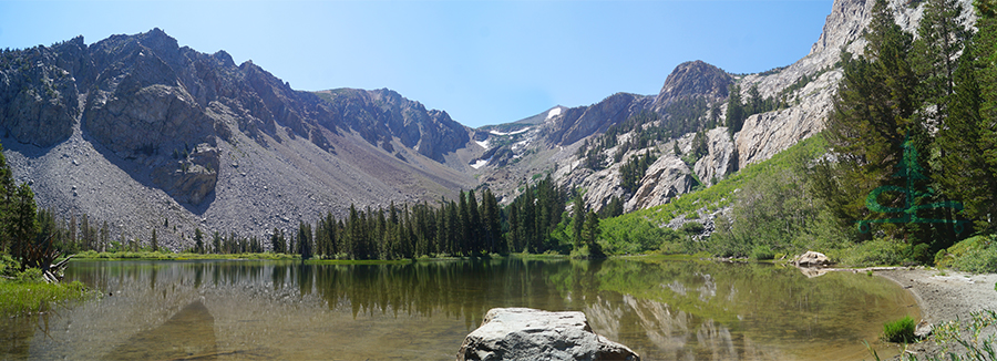 fern lake and its beautiful granite backdrop