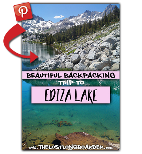 save this backpacking to ediza lake article to pinerest