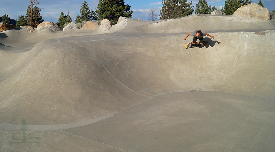 lost coast longboarding cruising in the main bowl