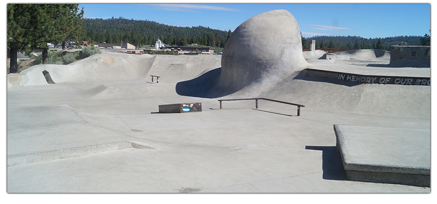 street section of the Mammoth Skatepark