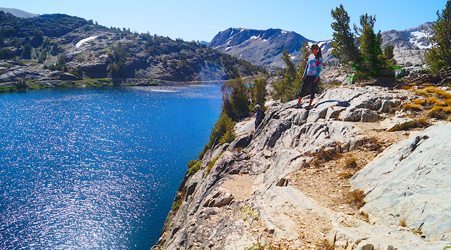 steep drop off to steelhead lake