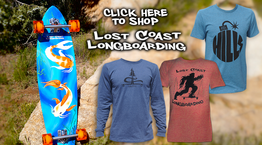 lost coast longboarding hand painted longboards and handcrafted tshirts