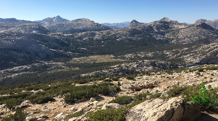 the mountains just seem to go on and on from atop the crown point crest