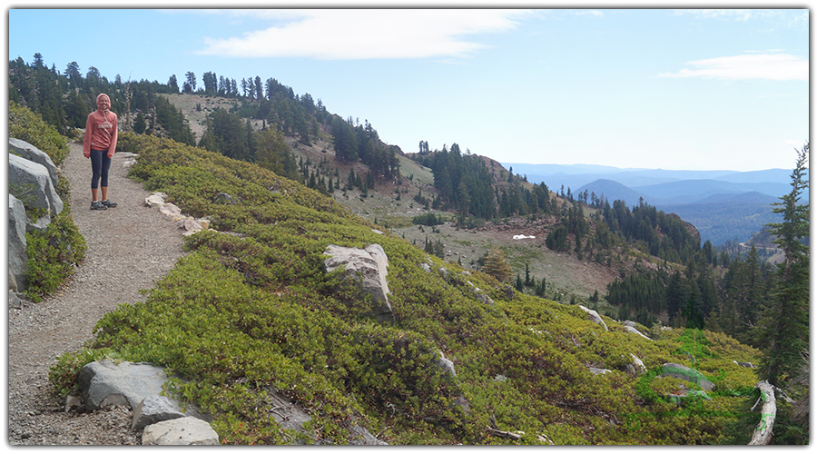 the beginning of the trail to bumpass hell