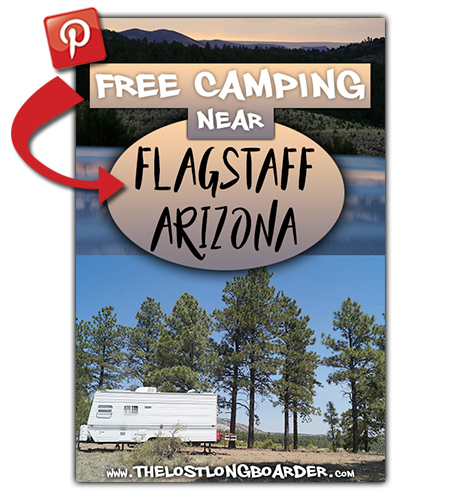 save this free camping near flagstaff article to pinterest