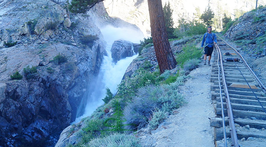 following rush creek trail back down to the parking area