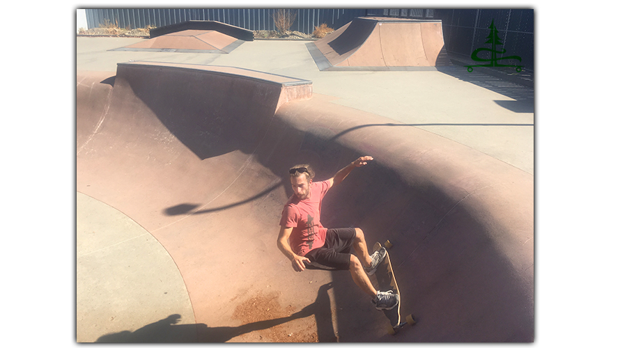 cruising at the skatepark in Oroville