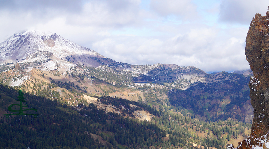 view of lassen peak