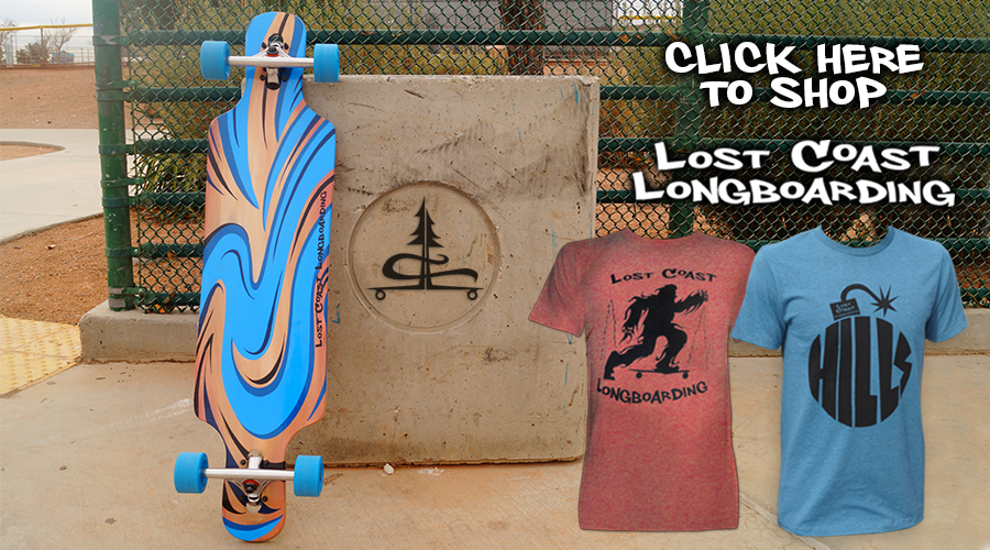 lost coast longboarding hand crafted longboards and shirts