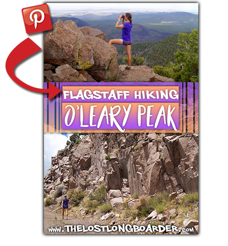 save this hiking to o'leary lookout article to pinterest
