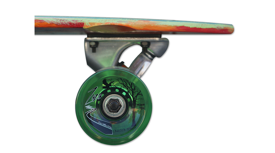 top mount trucks on longboard