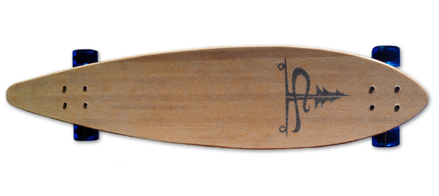 classic pintail longboard shape