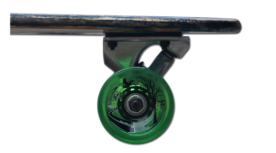 top mounted longboard