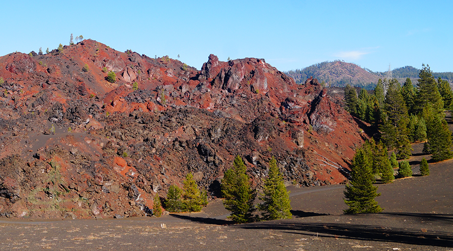gorgeous colors and geology at the fantastic lava beds