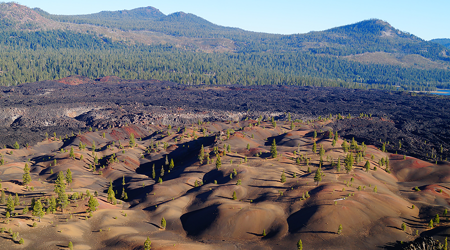 sprawling fantastic lava beds