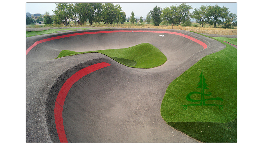 smaller pump track loop in broomfield 