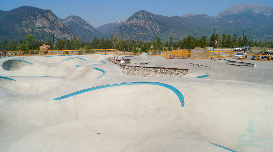 Frisco Skatepark in the Rocky Mountains