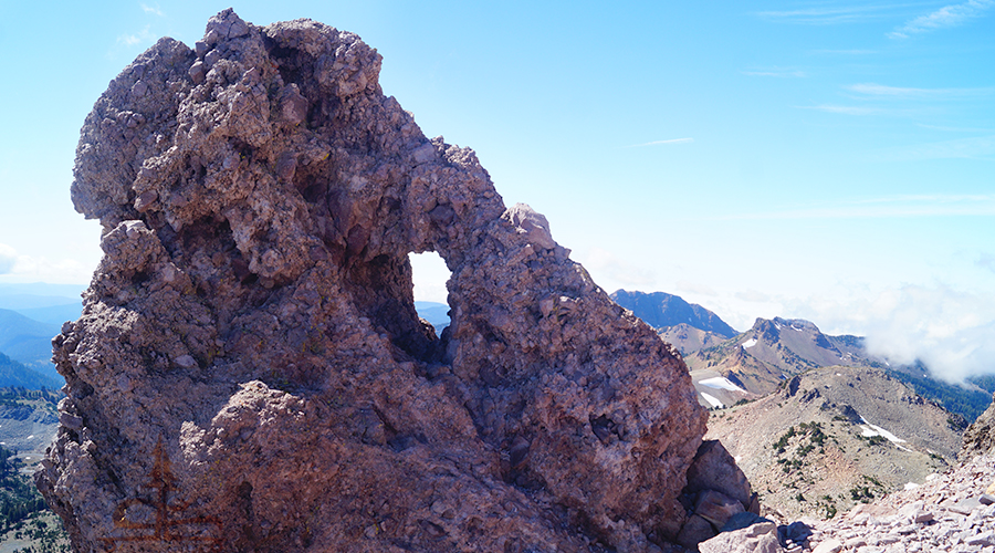 cool rock formations we passed hiking lassen peak