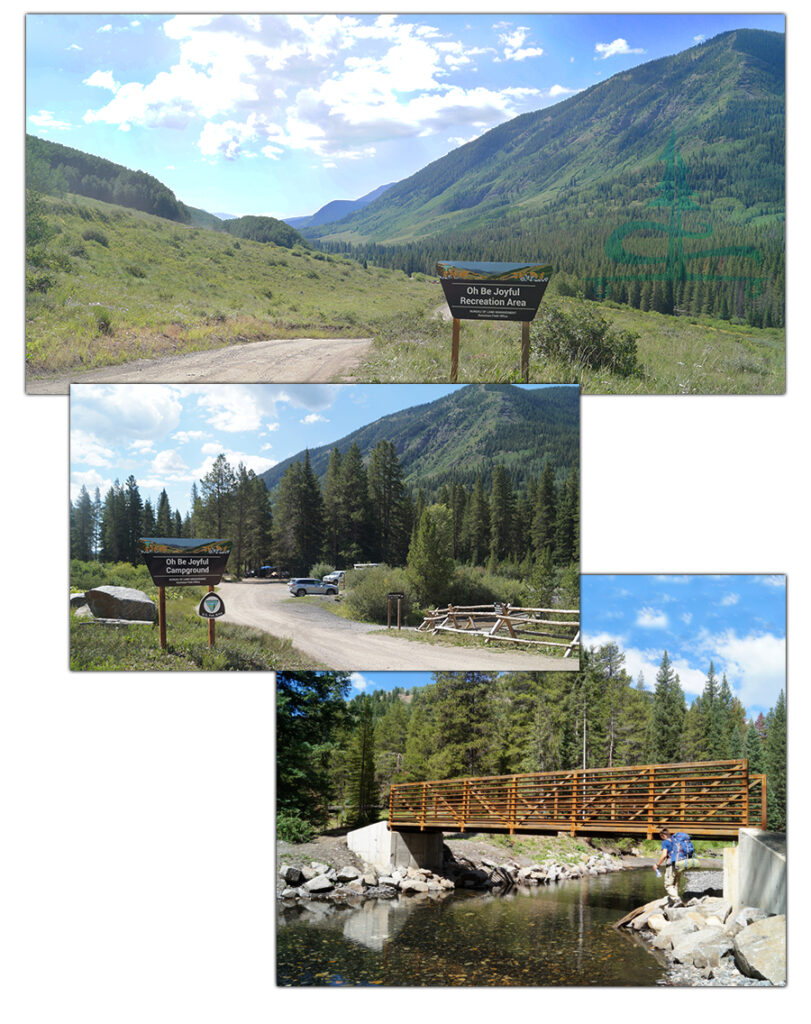 trailhead and campground at the start of backpacking oh be joyful 