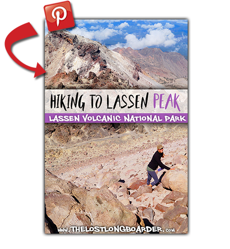 save this hiking lassen peak article to pinterest