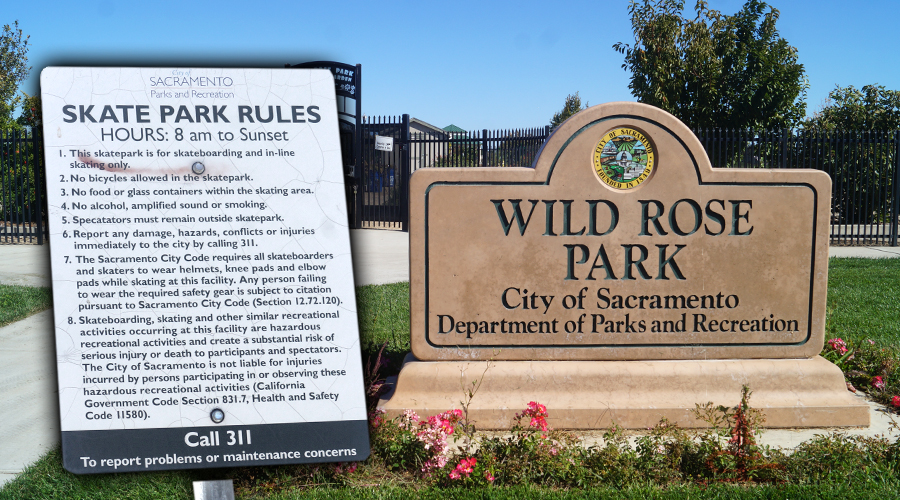 Wild Rose Skatepark rules