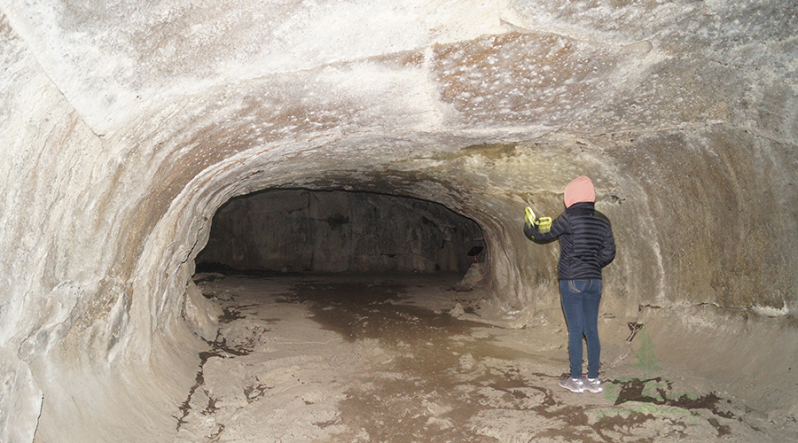 exploring subway cave