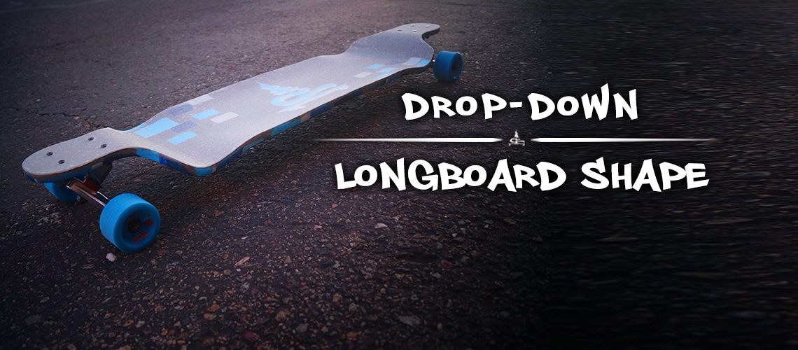 Longboard Drop Shape Low Shadow Wood