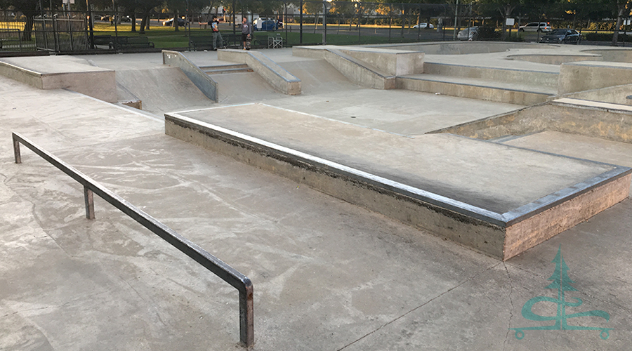 large street section at elk grove skatepark