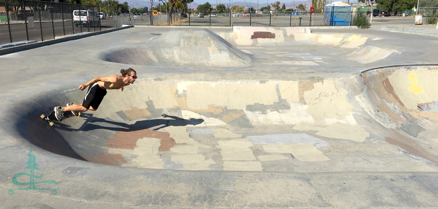 separate bowl at the hollister skatepark 