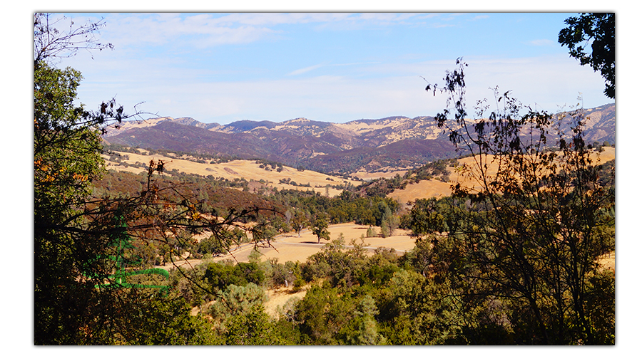 view from the laguna mountain hiking trail to laguna falls