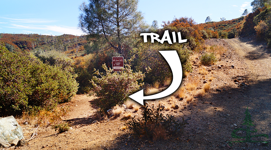 laguna mountain hiking trail split