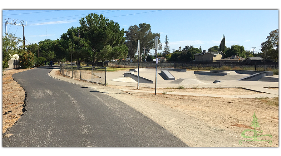 approaching manteca skatepark