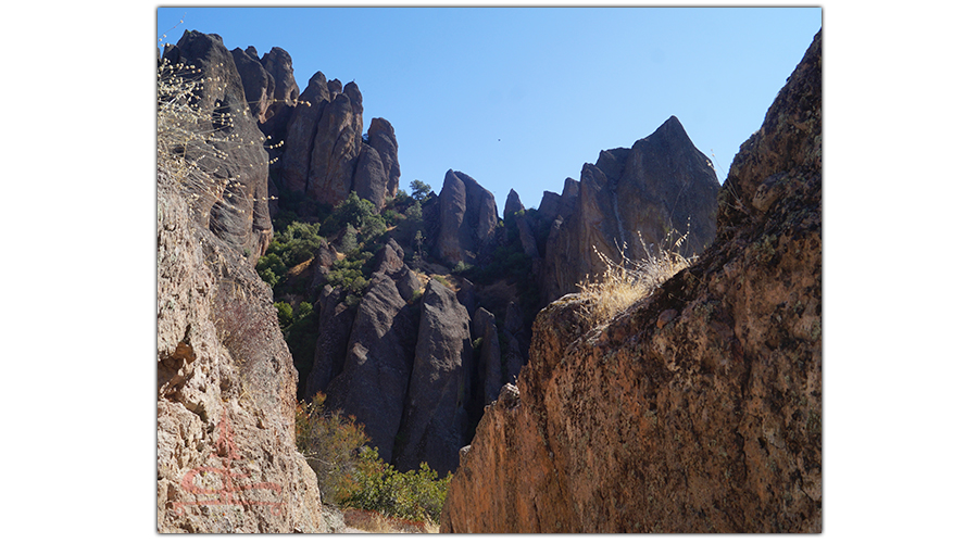 view from balconies cliff trail