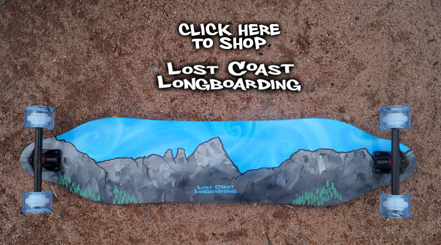 lost coast longboarding hand painted longboards